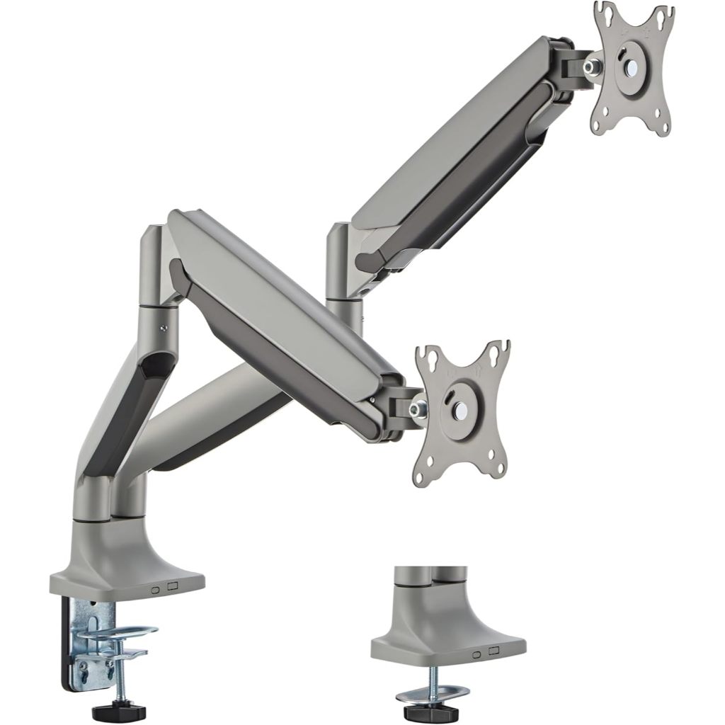 ErGear Single Monitor Arm For 13-34 Inch Screens, Adjustable Gas Spring Monitor Mount Holds Up To 22 Lbs, Computer Monitor Stand With VESA Mount