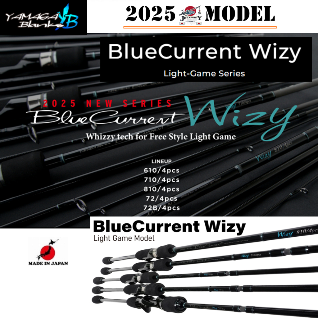 YAMAGA Blanks 25'BlueCurrent Wizy 610/710/810/72/72B/Various types
