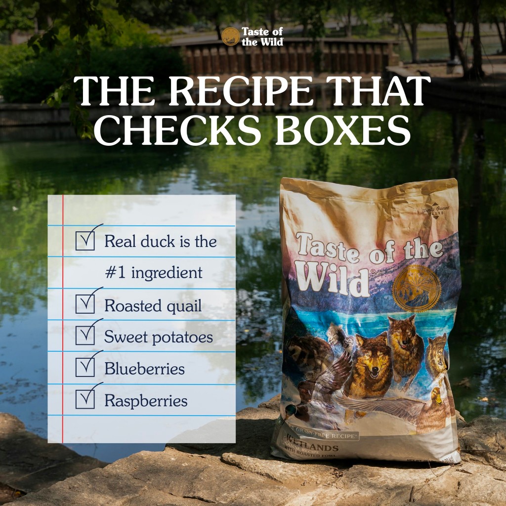 (12.2kg) Taste of the Wild Wetlands Canine Recipe with Roasted Fowl ...