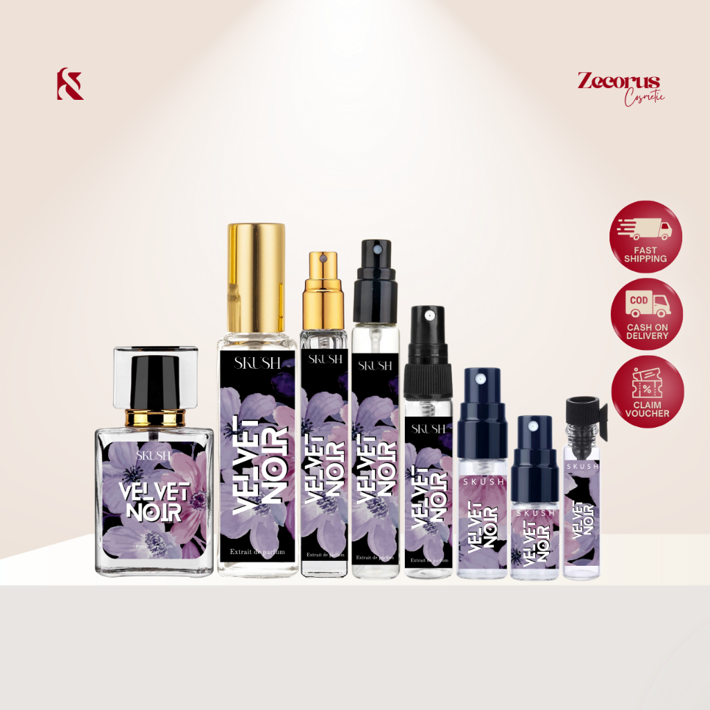 SKUSH VELVET NOIR Minyak Wangi Badan Berkualiti Dengan Pelbagai Jenis ...