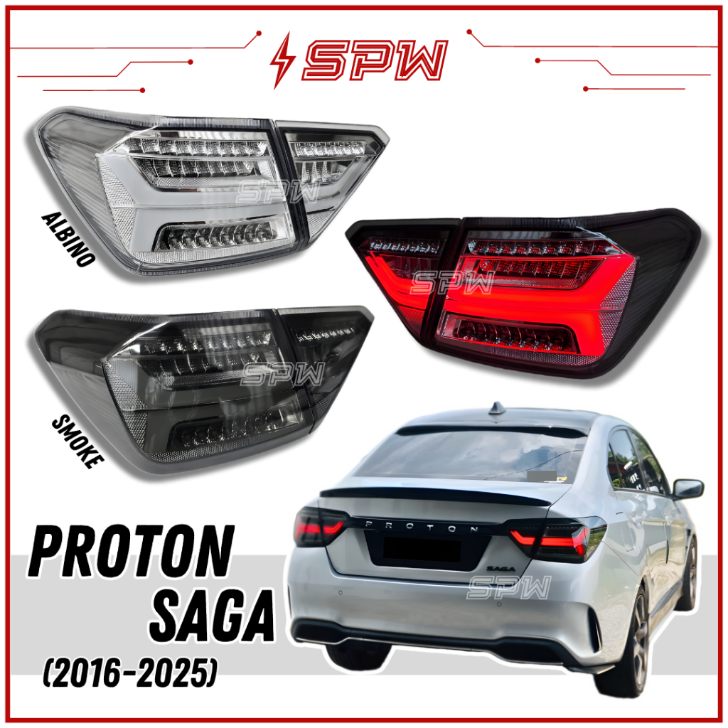 Proton Saga (2016-2024) V1 Audi Tail Lamp Tail Light Dynamic LED ...