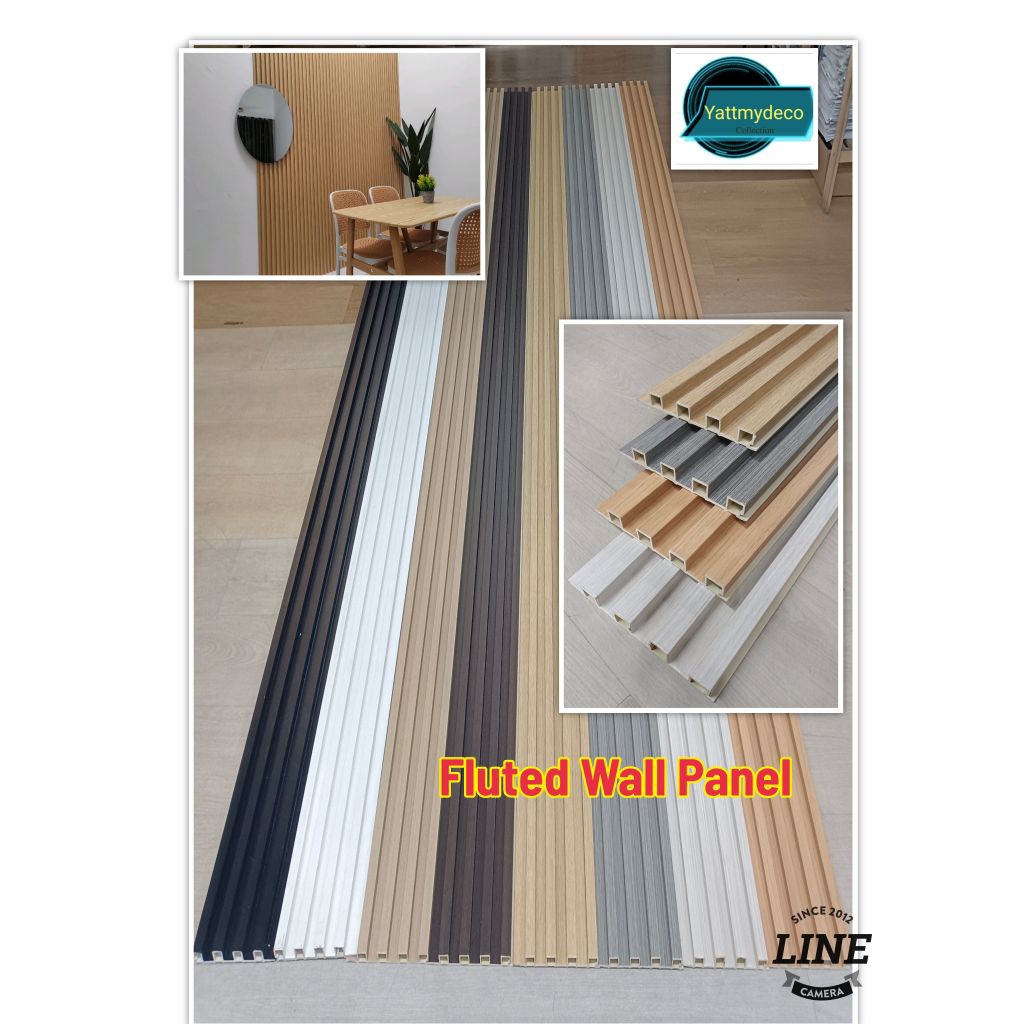 💥 PVC Fluted Wall Panel (10 feet) 🔥8 colours available * start order ...