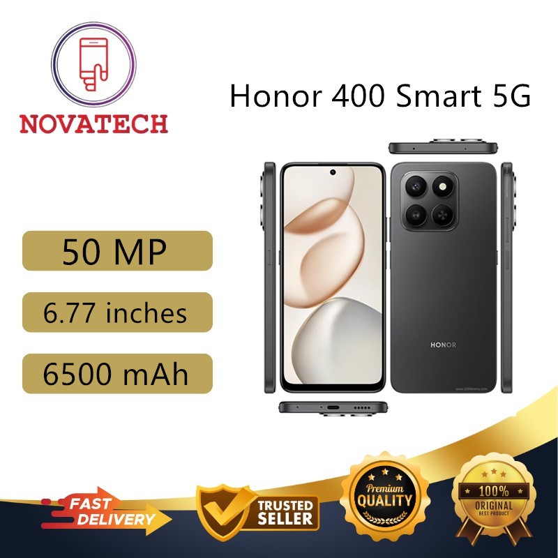 Honor 400 Smart 5G (8+256GB) /50MP/6.77 INC /6500 MAH/ 1 Year Warranty ...
