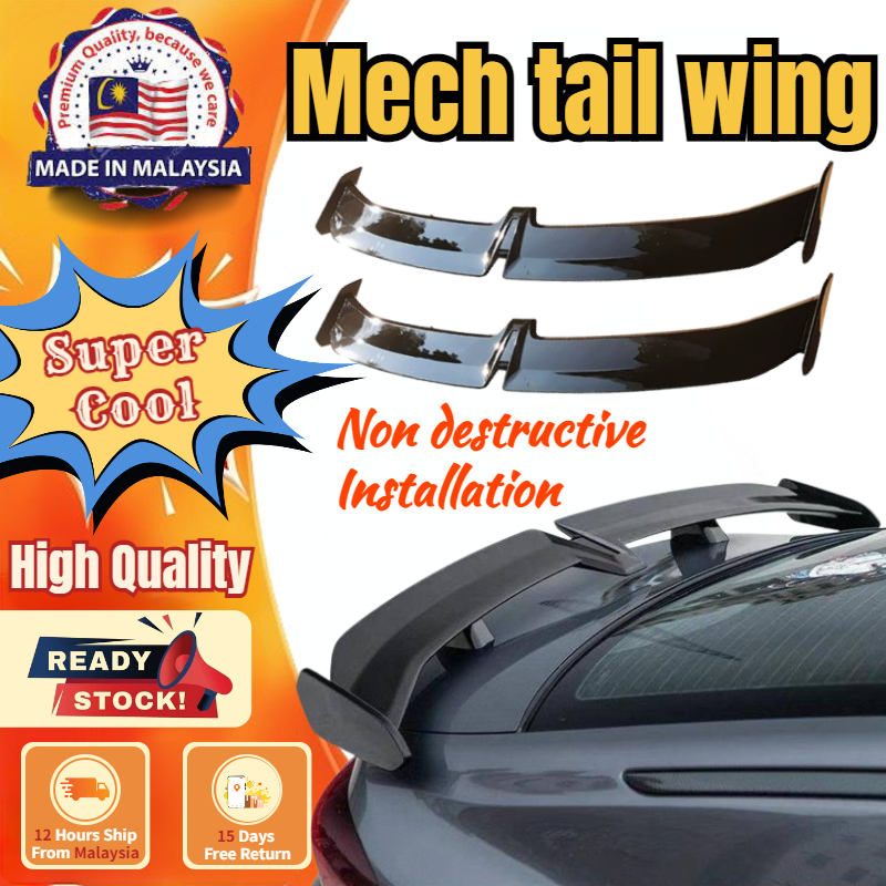 Ready Stock General tail wing Car modification Cool tail wing No ...