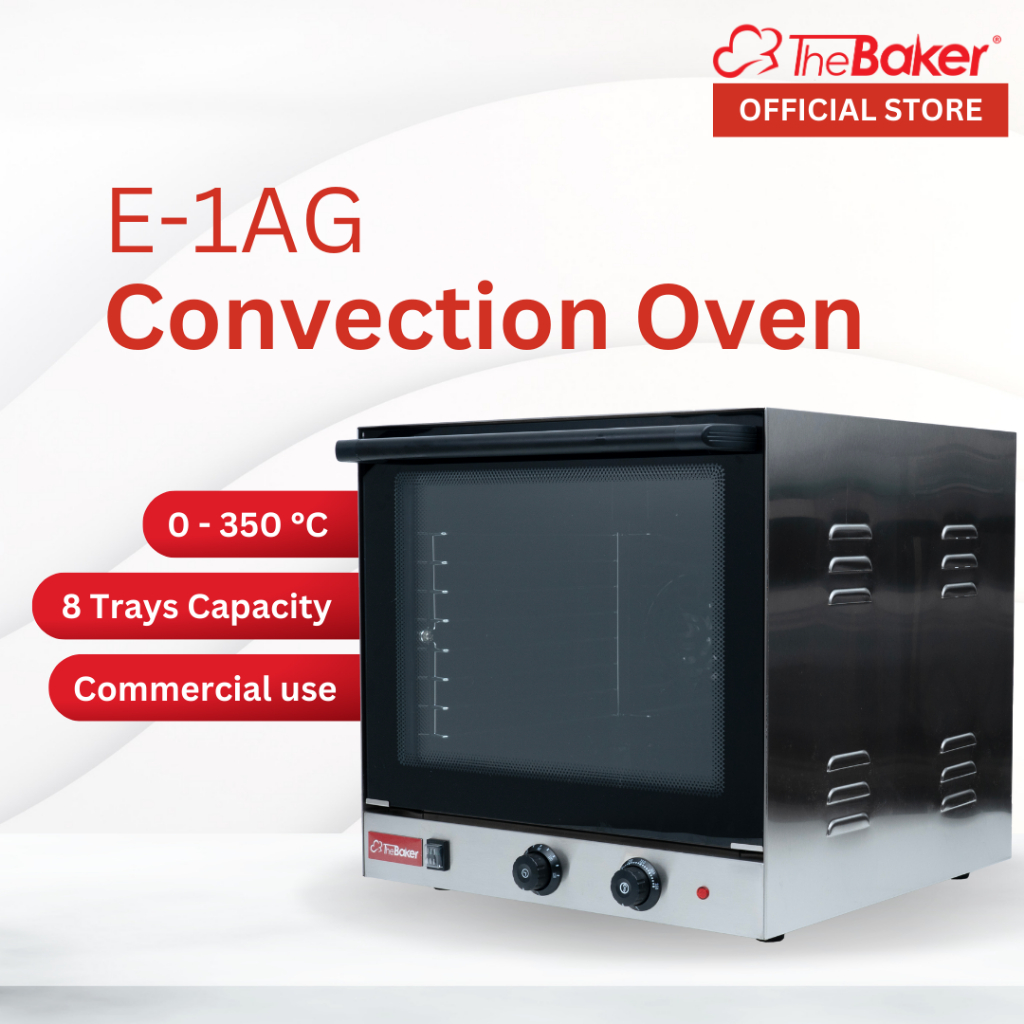 The Baker E-1AG Commercial Convection Oven TurboHeat Dual-Fan Oven Roti ...