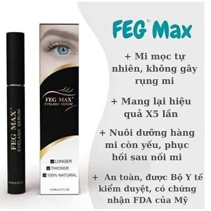 Genuine NEW FEG Max Eyelash Serum 6 ML Dưỡng mi FEG MAX | Shopee Malaysia
