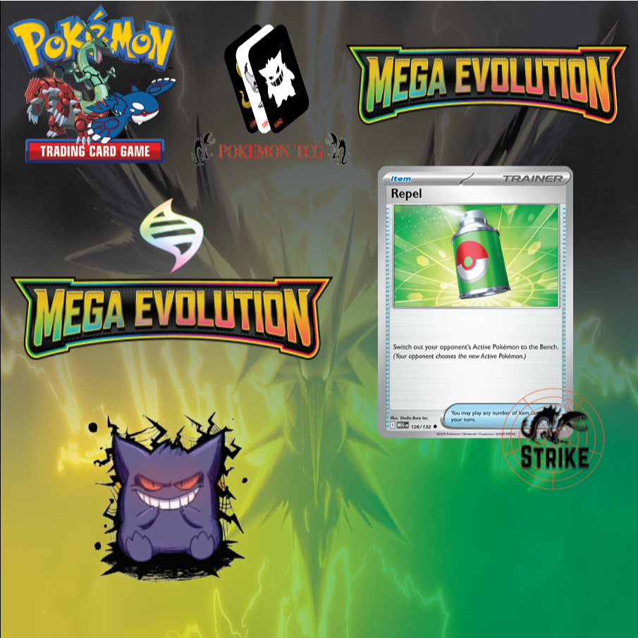 Pokemon Trainer Card - Repel 126/132 Mega Evolution ME01 PTCG | Shopee ...