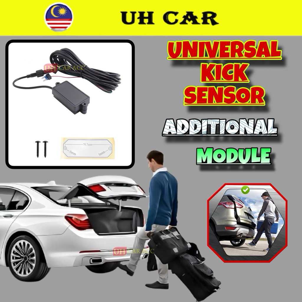 (ADDITIONAL) Kick Sensor Auto Power Boot Module Relay Universal Toyota ...