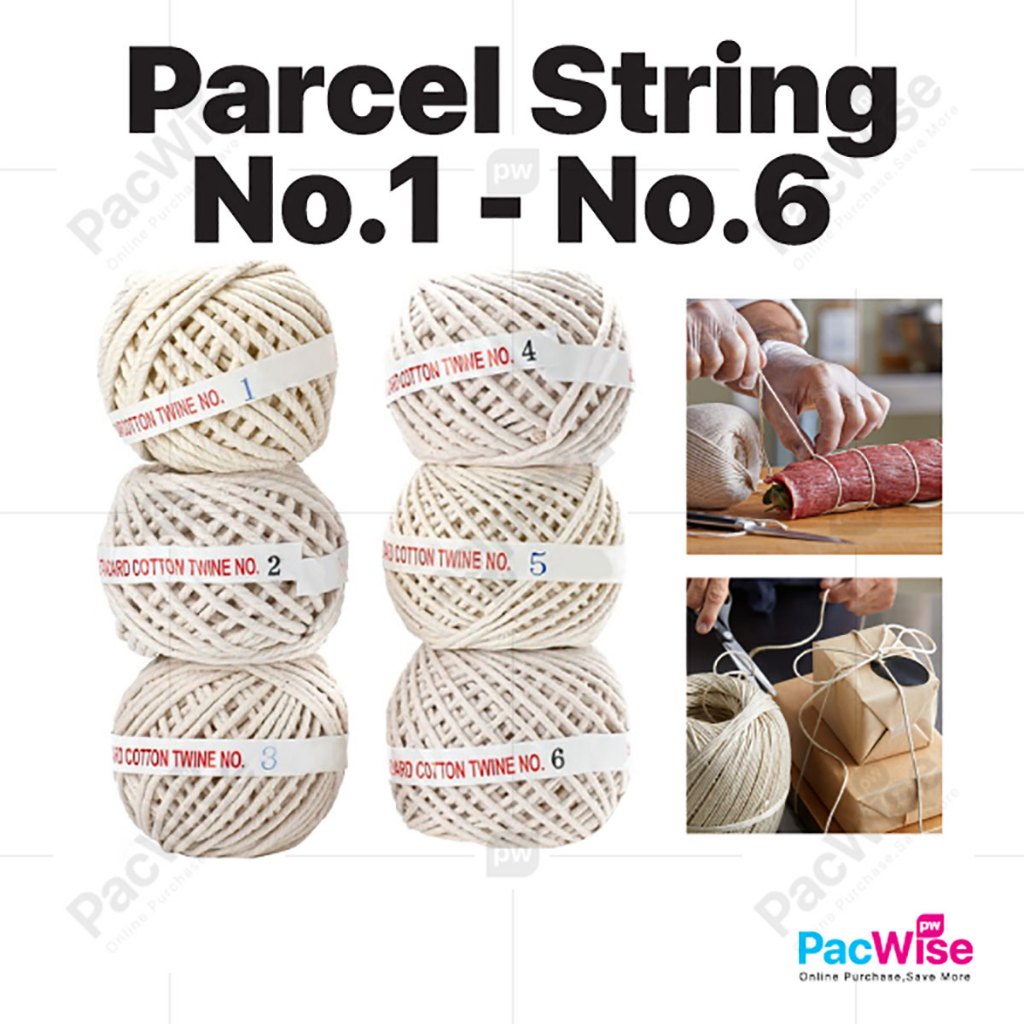 Parcel String Cotton Twine /Tali Bungkusan /White Packing String ...