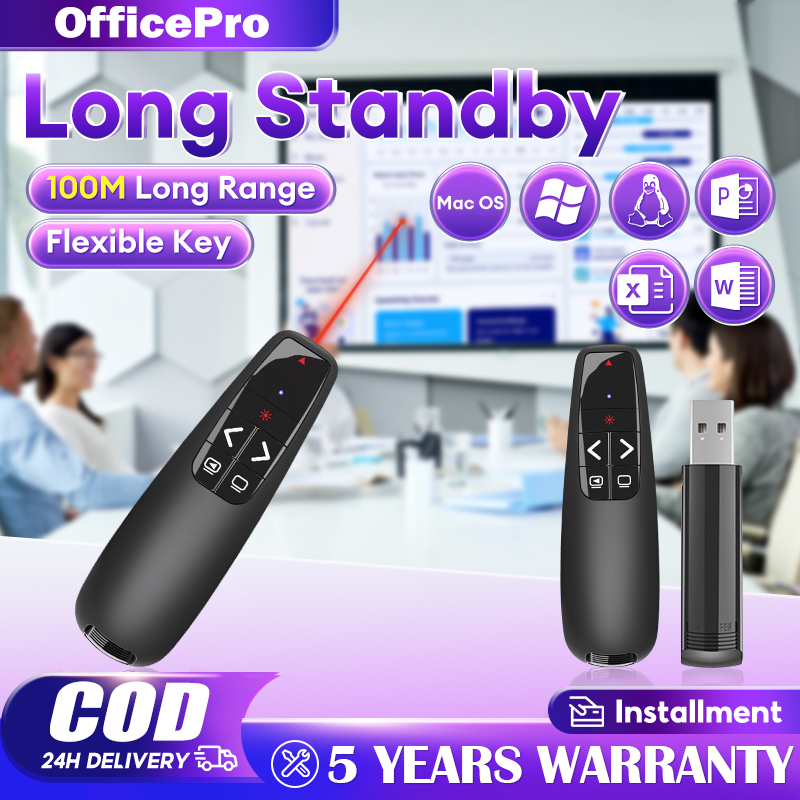 Infrared Laser Presenter Pointer Presentation Remote Control USB ...