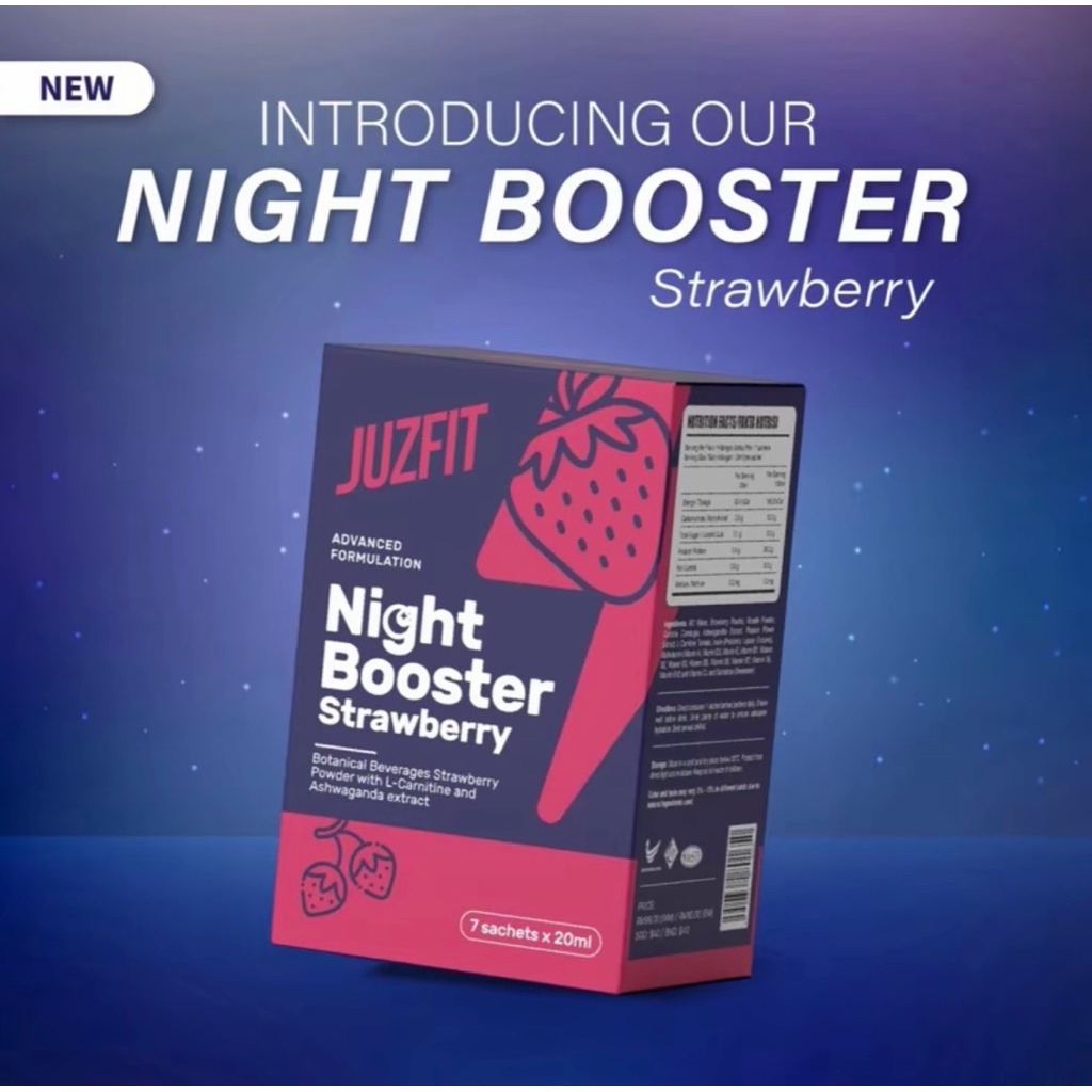 JUZFIT L-CARNITINE NIGHT BOOSTER | Shopee Malaysia
