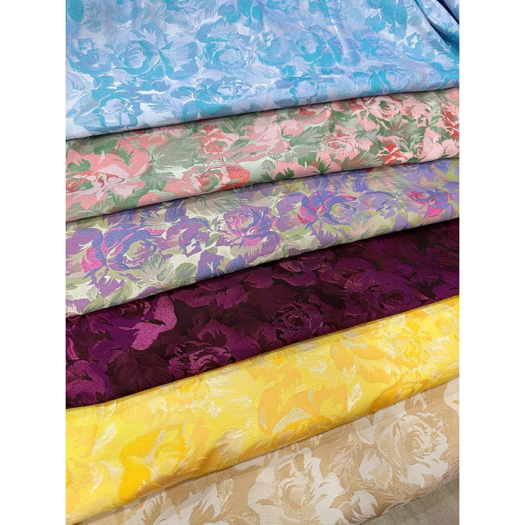 [ Seri New Design ] Material Soft Brocade Premium Gred [ 3.5 Meter ...