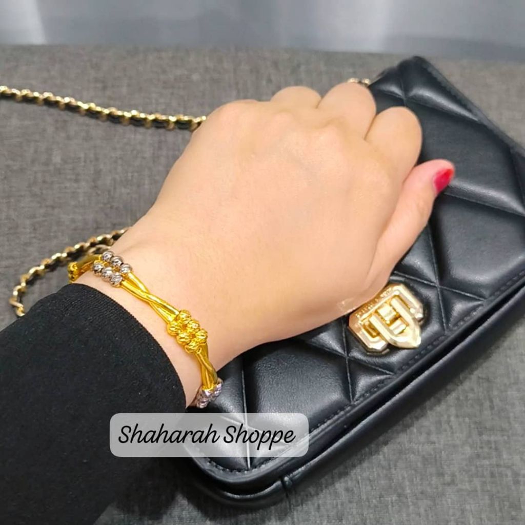 Bangle buluh boba emas indonesia ori sadur | Shopee Malaysia