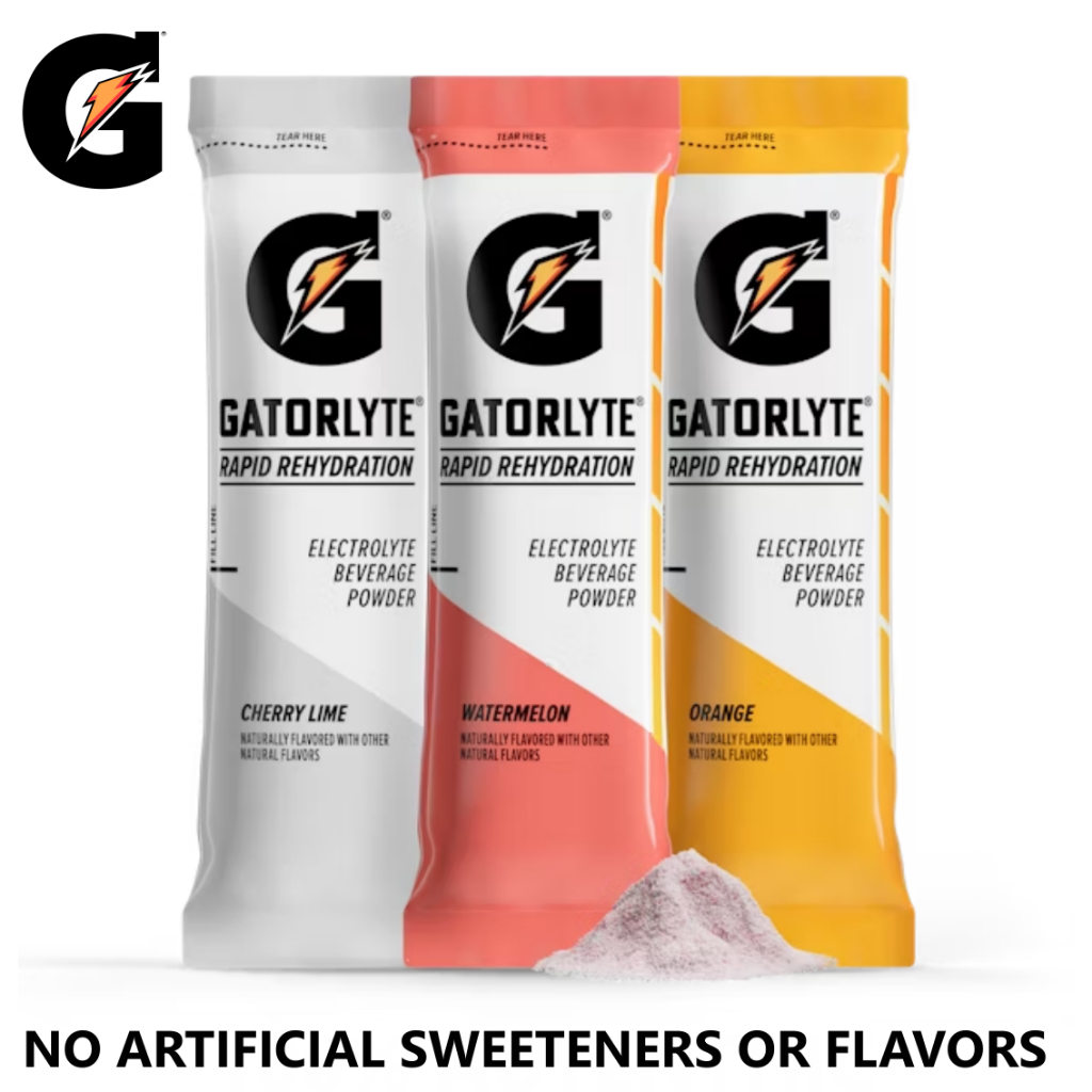 Gatorlyte Rapid Rehydration Electrolyte Powder Mix Lower Sugar, Helps ...