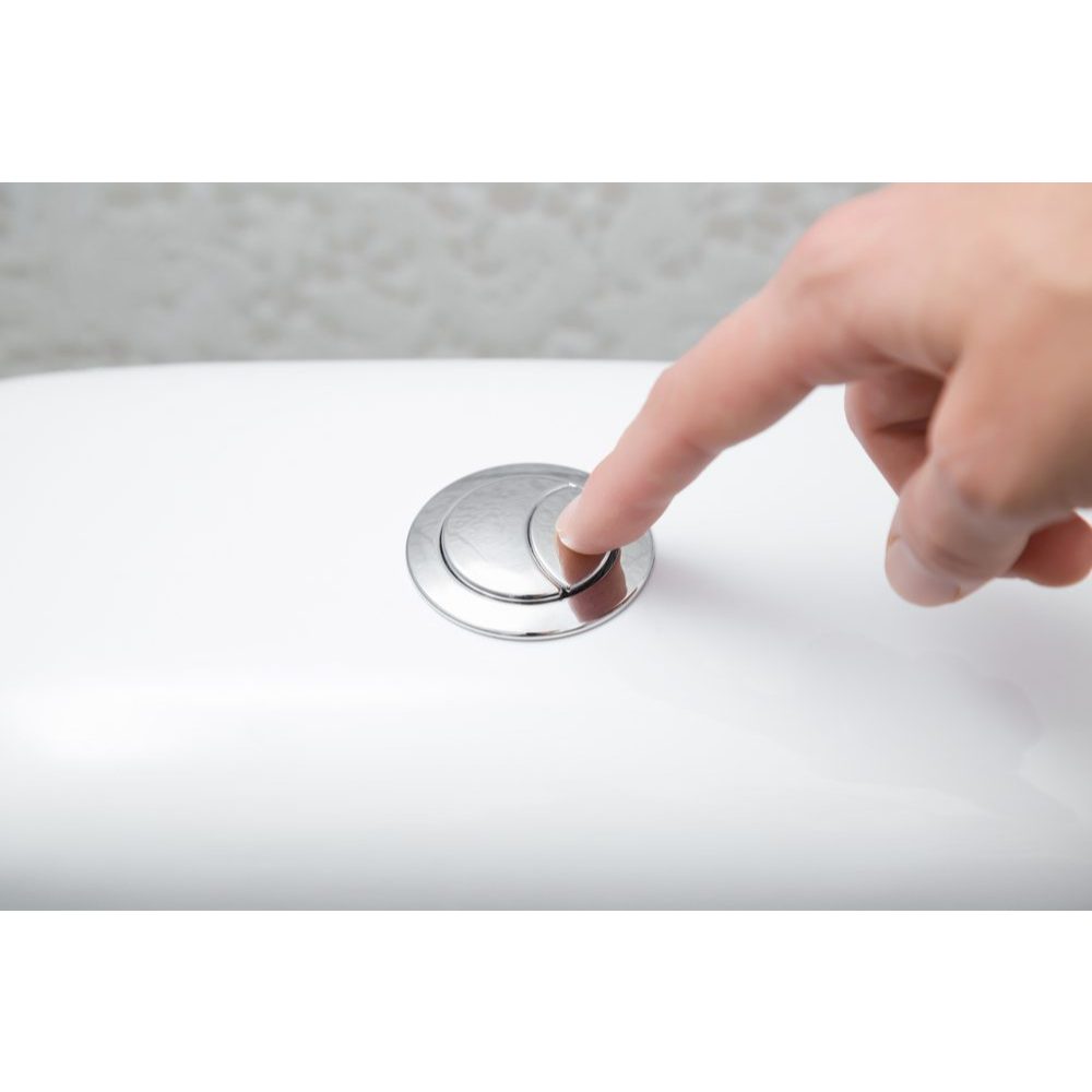 TOILET PUSH FLUSH CHROMED PRESS BUTTON / DUAL PUSH BUTTON FLUSH TOILET ...