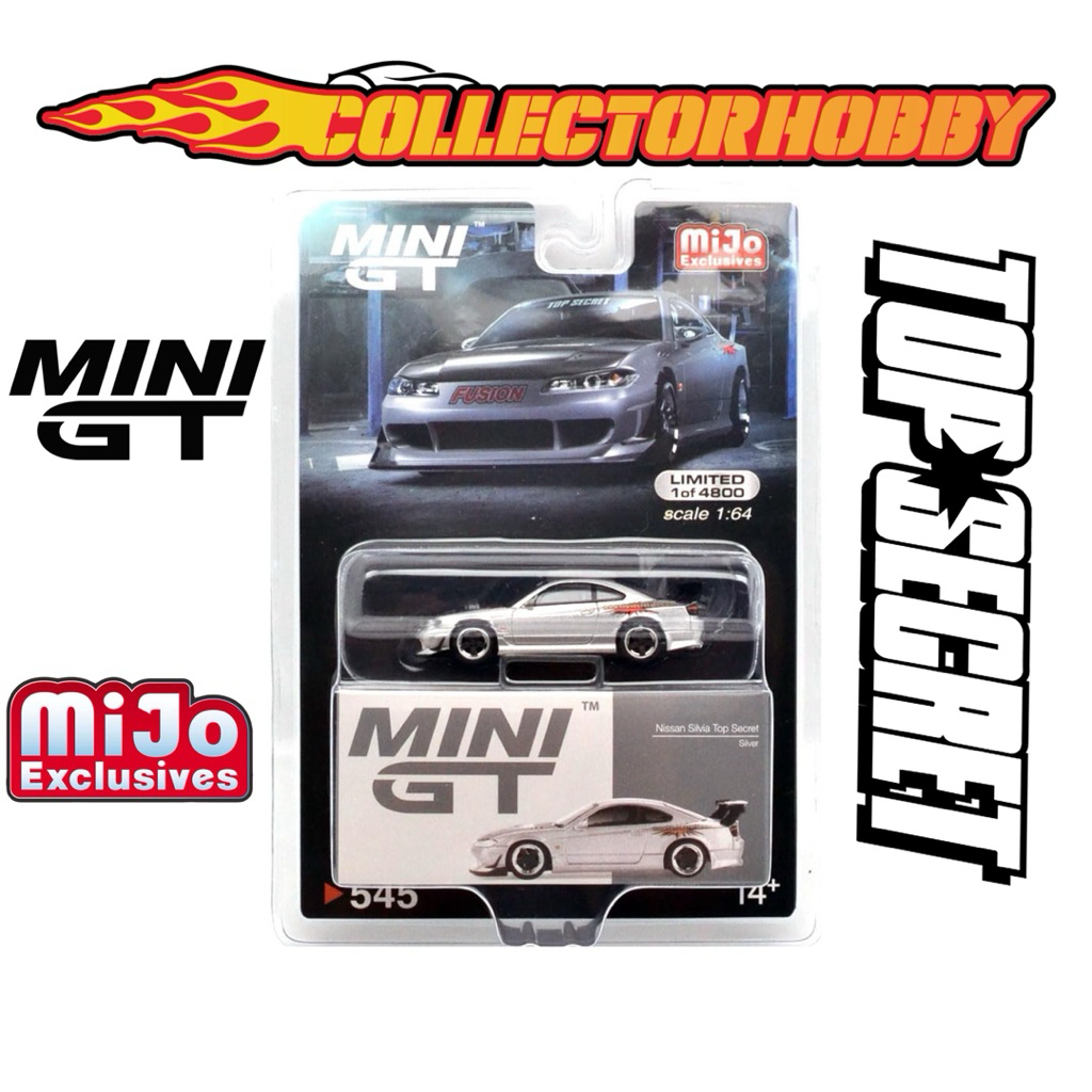MINI GT #545 NISSAN SILVIA TOP SECRET (BLISTER) | Shopee Malaysia