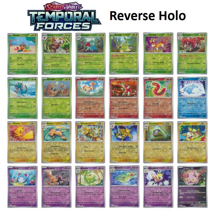 Pokemon TCG Temporal Forces (162) Reverse Holo Single Card (English ...