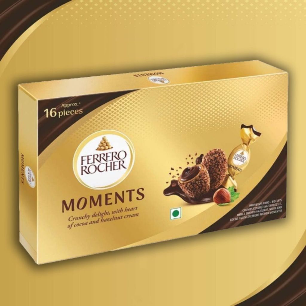 FERRERO ROCHER Moments T16 - 16 Pcs In Each Box Truffles (1 x 92.8 g ...