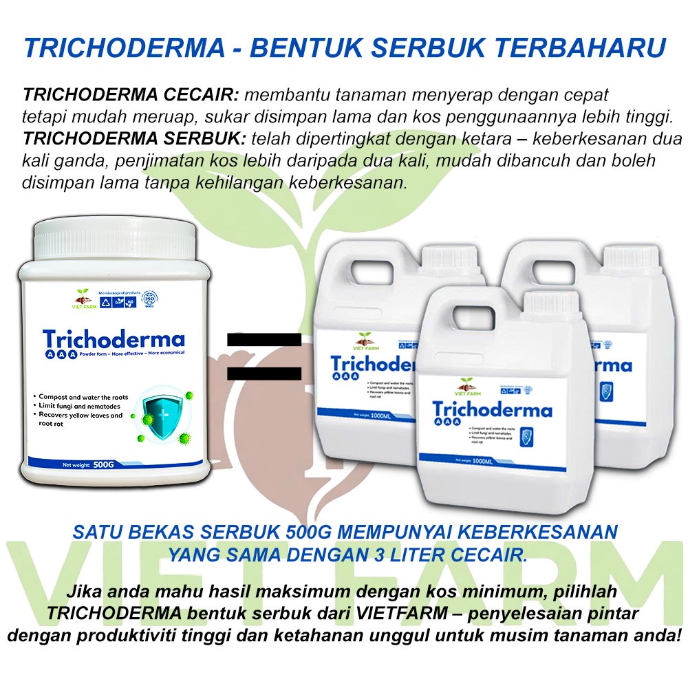 TRICHODERMA 500g [HOT] – PMENCEGAH KULAT DARIPADA BERULANG PADA TANAMAN ...