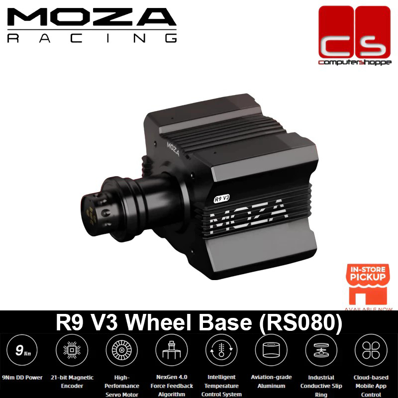 MOZA R9 V3 Wheel Base (RS080) | Shopee Malaysia