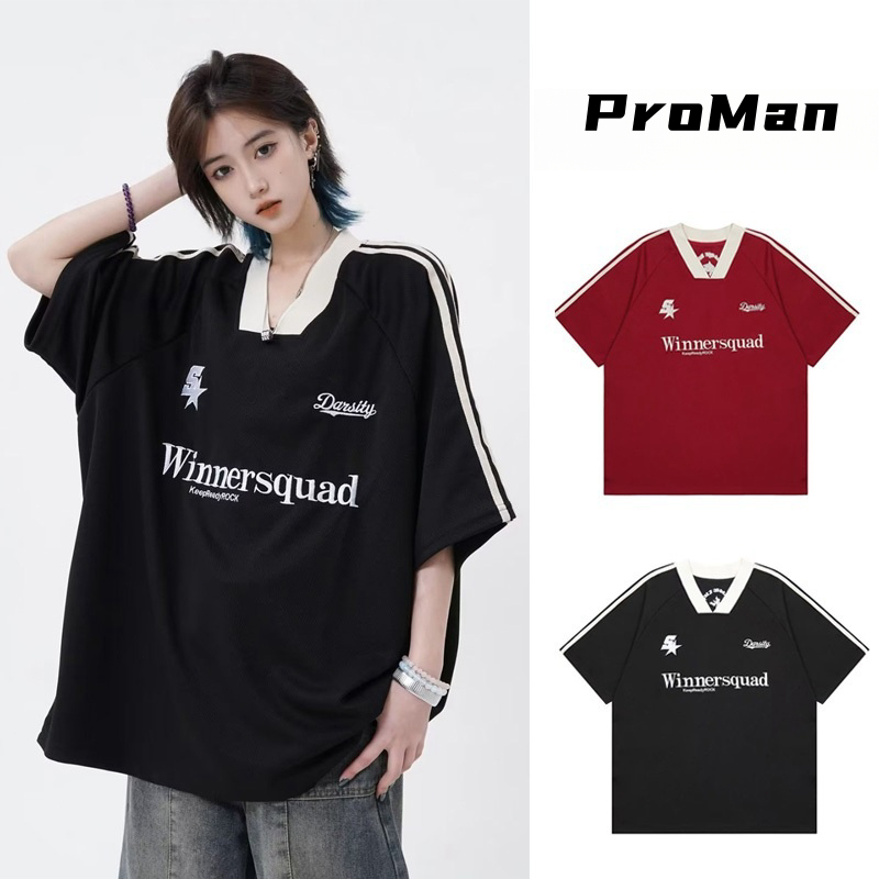 【READY STOCK】ProMan winnersquad tshirt HipHop Style Mesh oversize ...