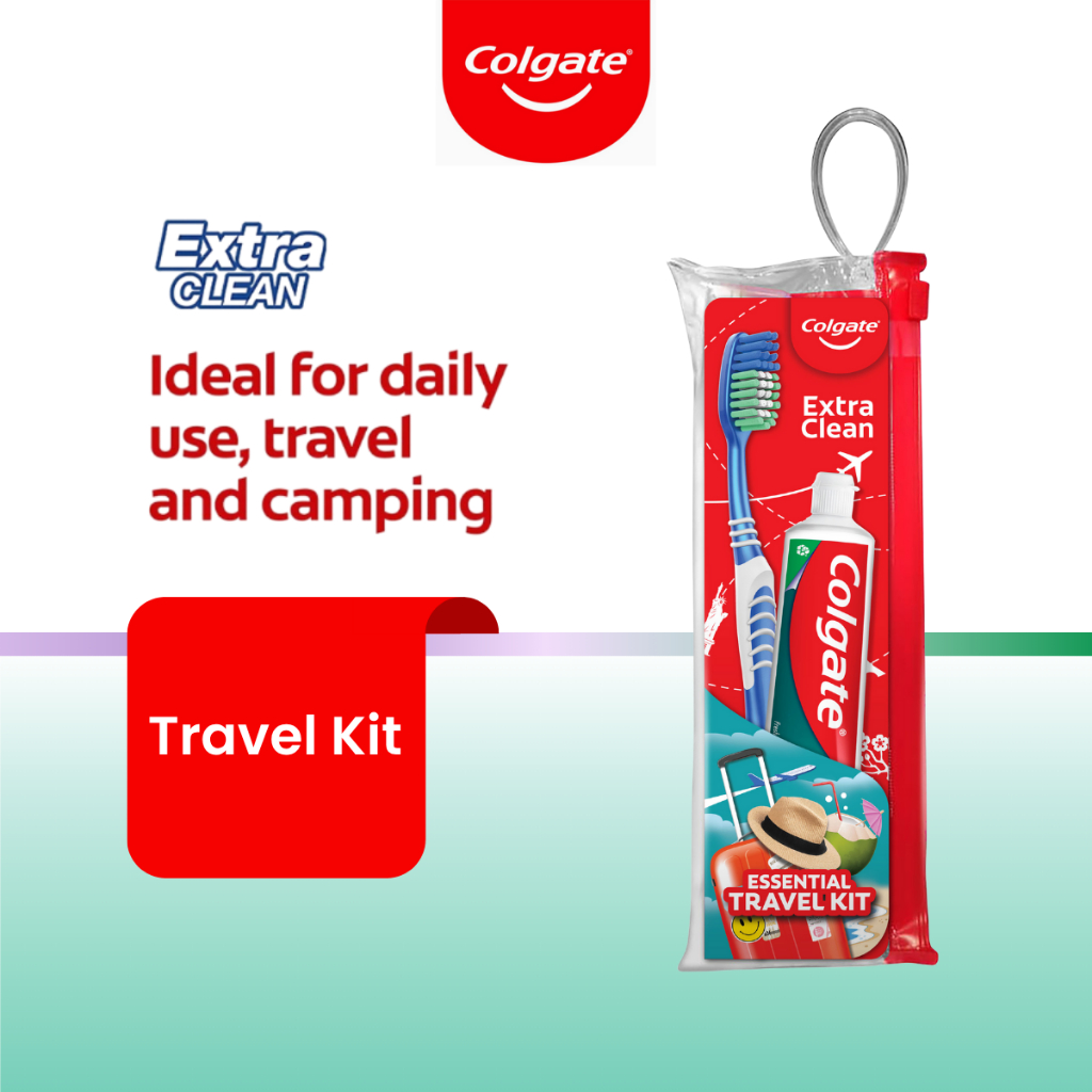 COLGATE Extra Clean Travel Kit | Shopee Malaysia