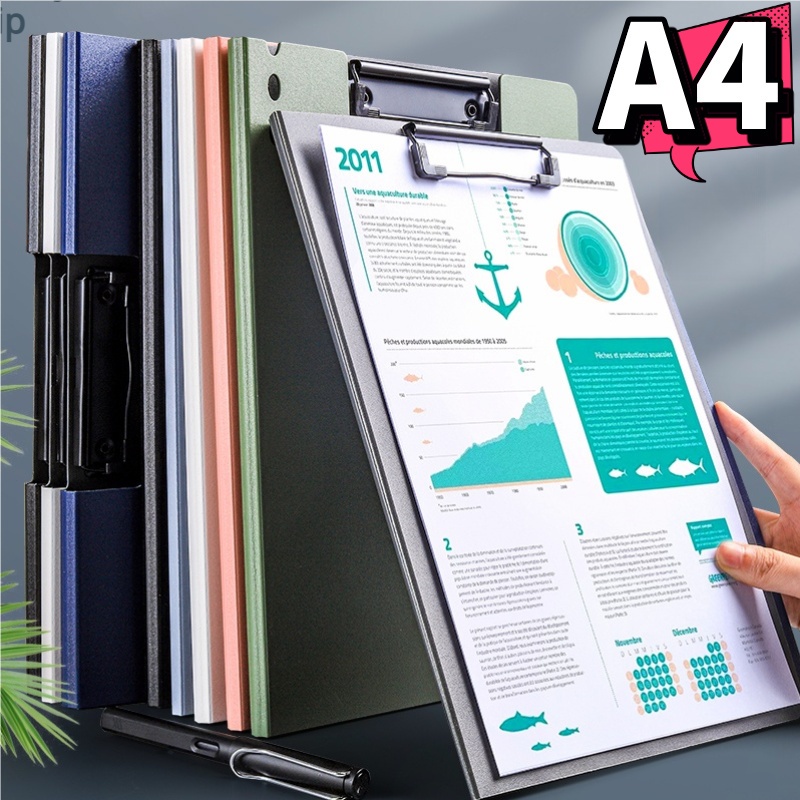 A4 Paper Creative Signature Folder Single and Double File Organizer ...