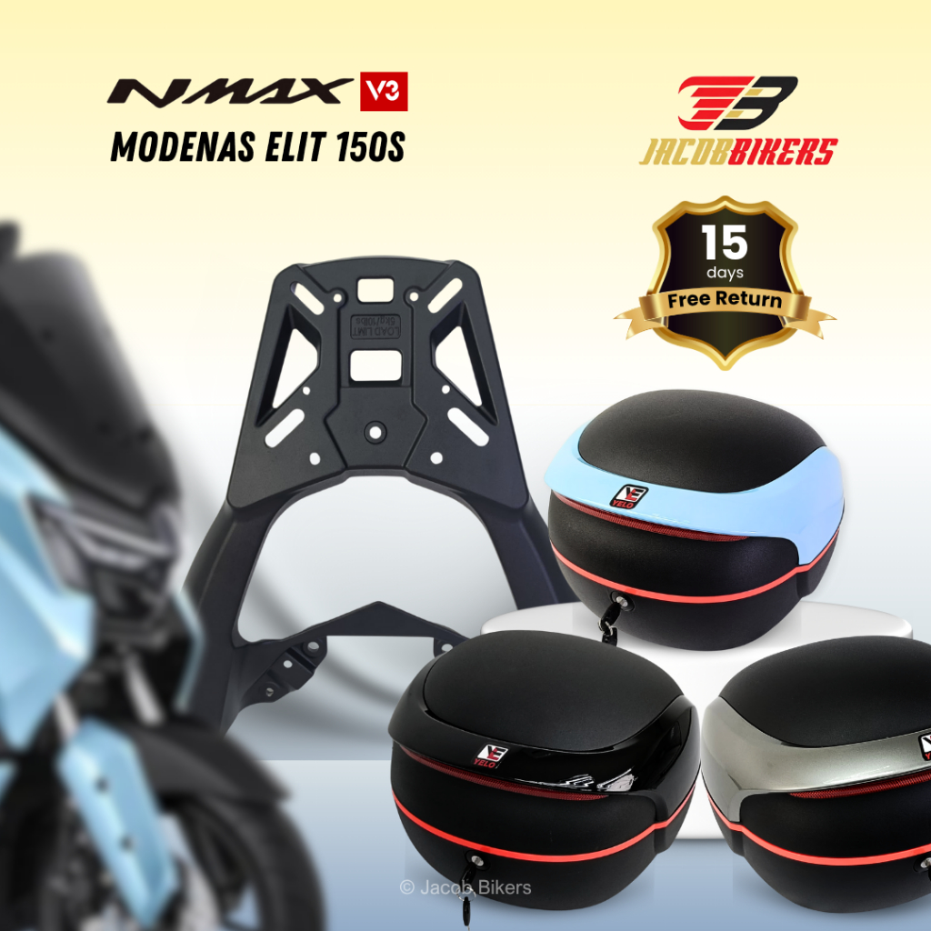 [Combo] Yamaha NMAX V3 Modenas Elit 150S Tailstock + Top Box | Monorack ...