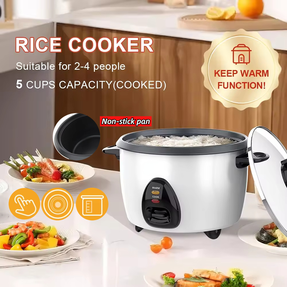 TRIO Rice Cooker Home Smart 2.2L Rice Cooker with steamer Non-stick ...