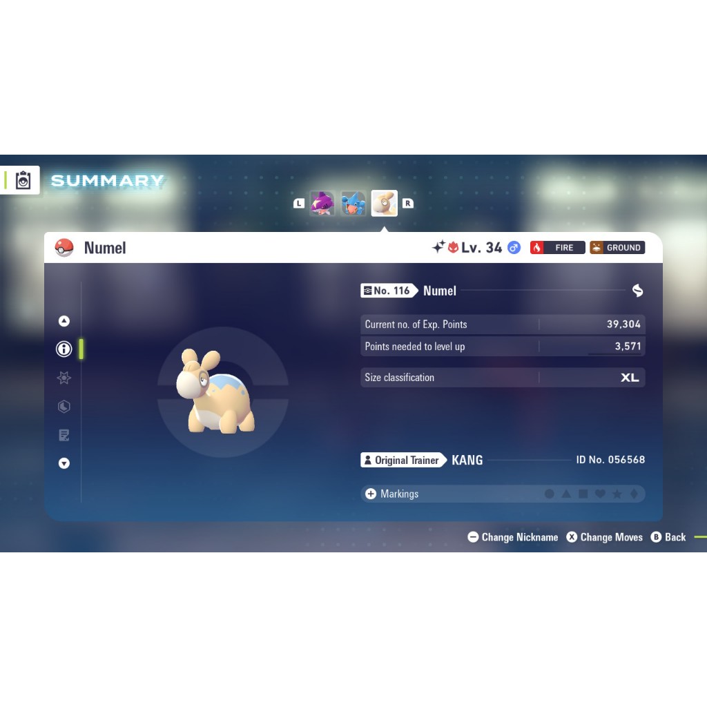 Pokemon Legends Z-A - 6IV Shiny Alpha Numel | Shopee Malaysia