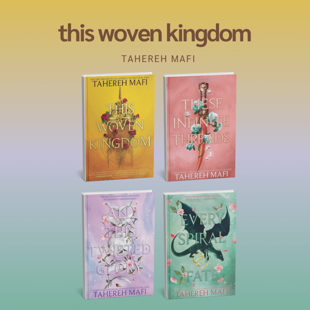 SET this woven kingdom series by tahereh mafi infinite threads