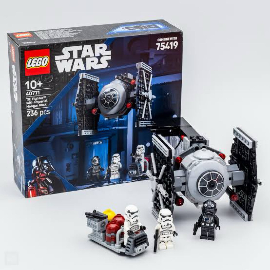 [BricksInBoots] Star Wars TIE Fighter with Imperial Hangar Rack (40771 ...