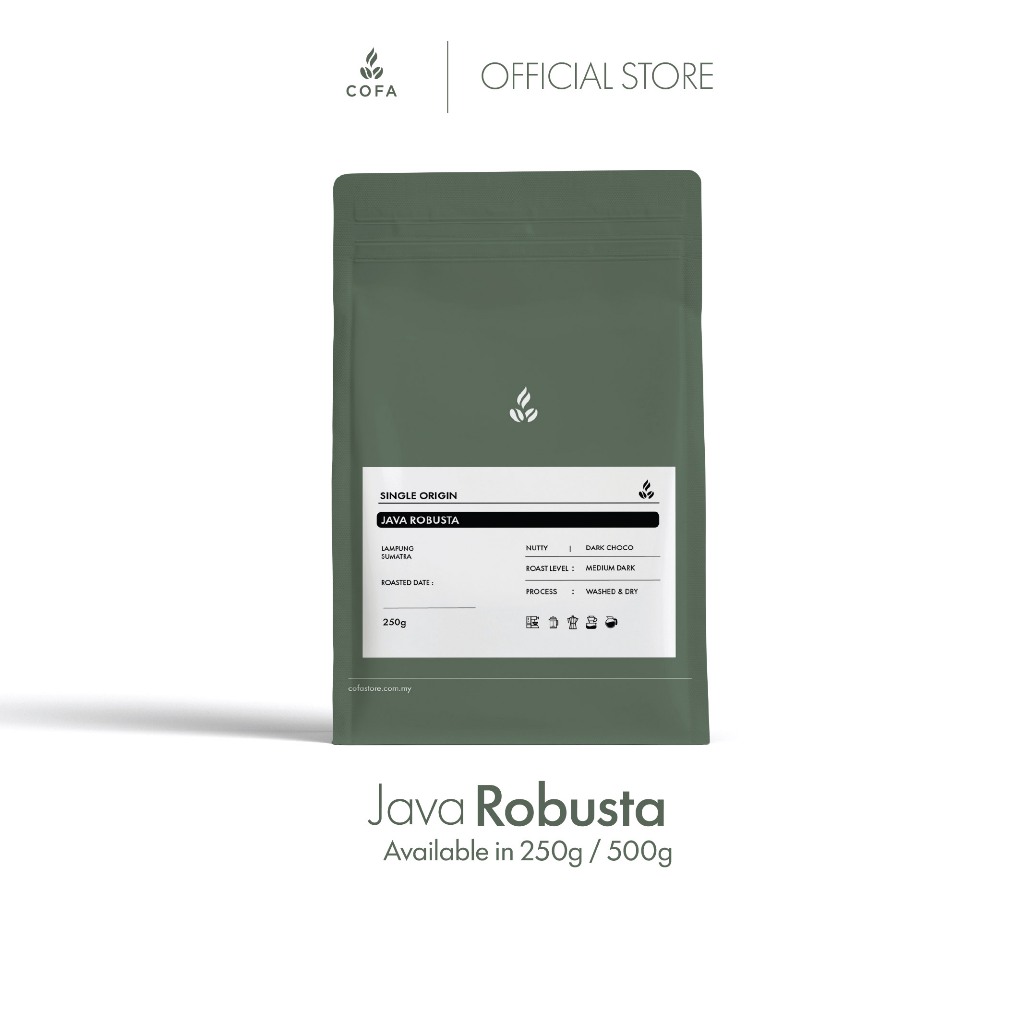 Java Robusta EK (Medium Roast, Dry Process) - Single Origin Robusta ...
