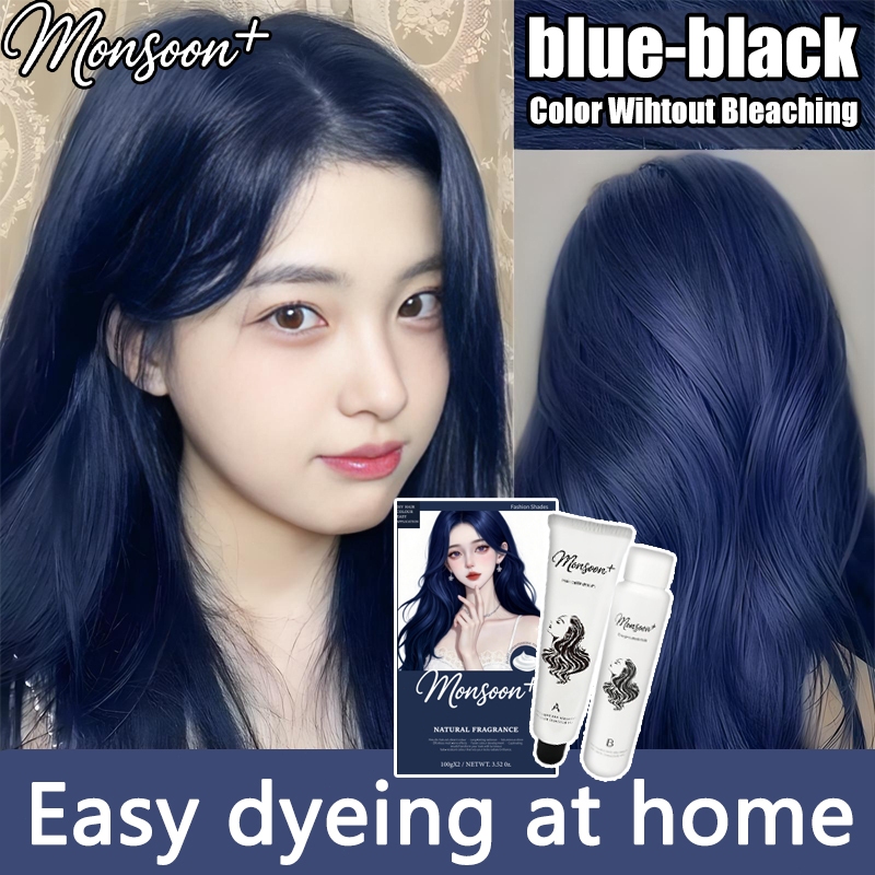 Monsoon+ Bright Hair Color Profession Hair Dye Pewarna Rambut Hair ...