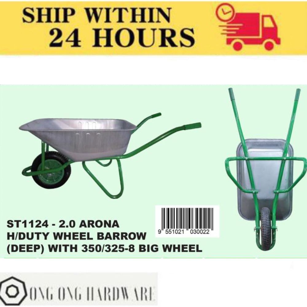 Kereta Sorong Dalam // Deep Type Wheelbarrow siap pasang Wheel Barrow ...