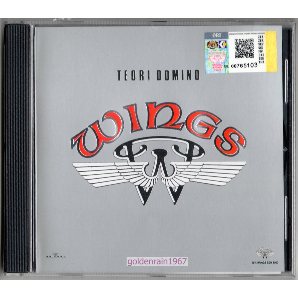 WINGS (AWIE) - Teori Domino FLY-WINGS / BMG PACIFIC ORIGINAL CD SEALED ...