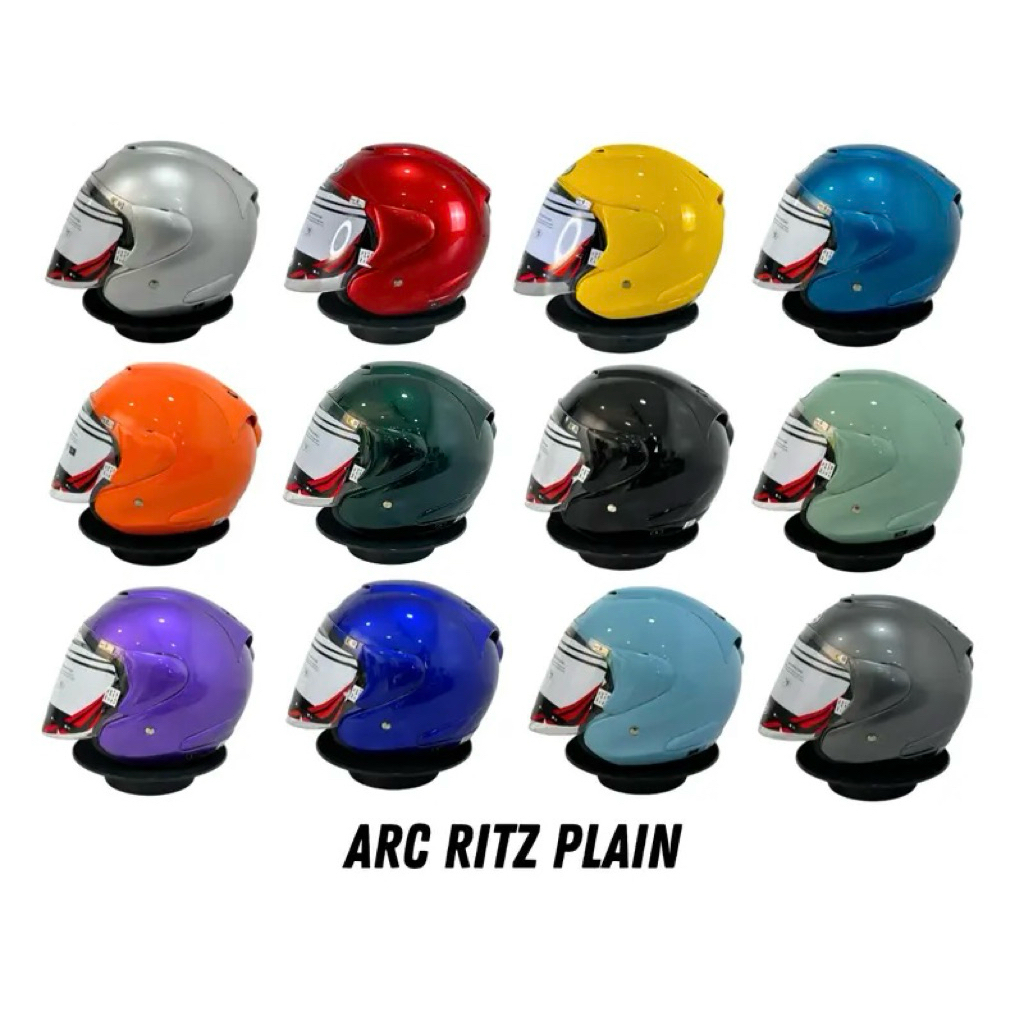 ARC Ritz Helmet Plain 100% Original SIRIM | Shopee Malaysia