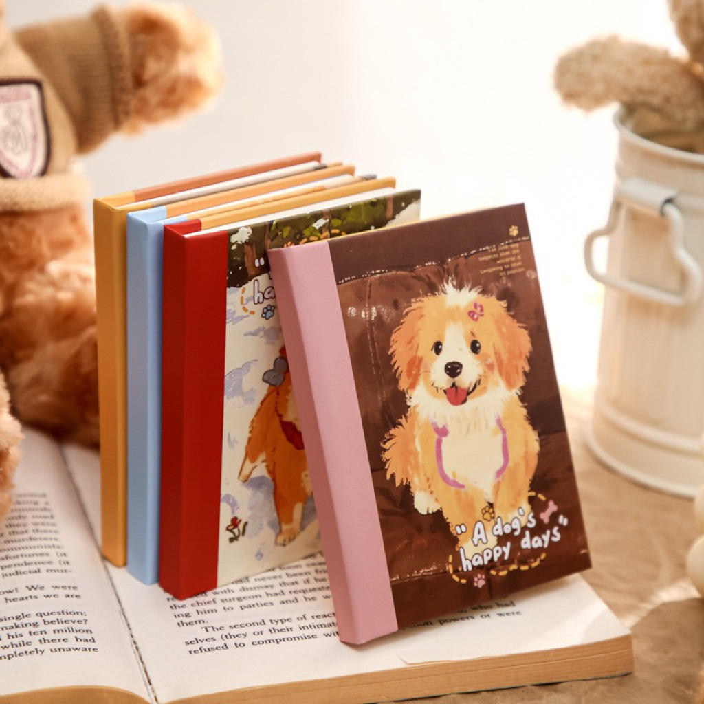 Little Doodle A7 Happy Puppy Notebook | Cute Soft Dog Journal | Kawaii ...