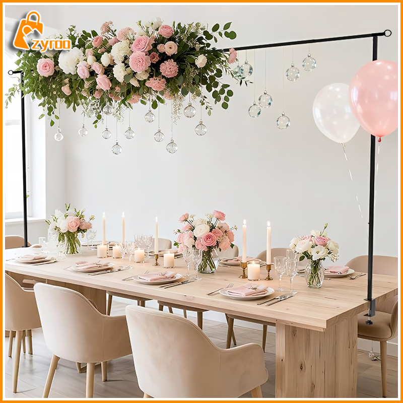 Arch Desktop Decoration Arch Stand Over The Table Rod Stand With Clamps ...