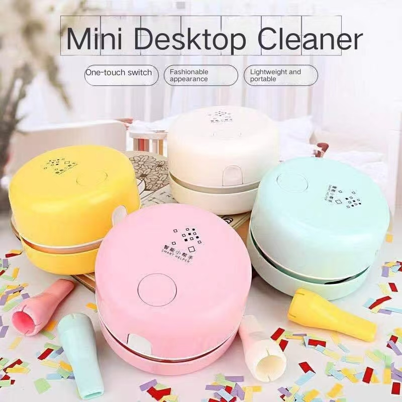 Compact Portable Vacuum Cleaner for Home, Office & Car, Mini Cordless ...