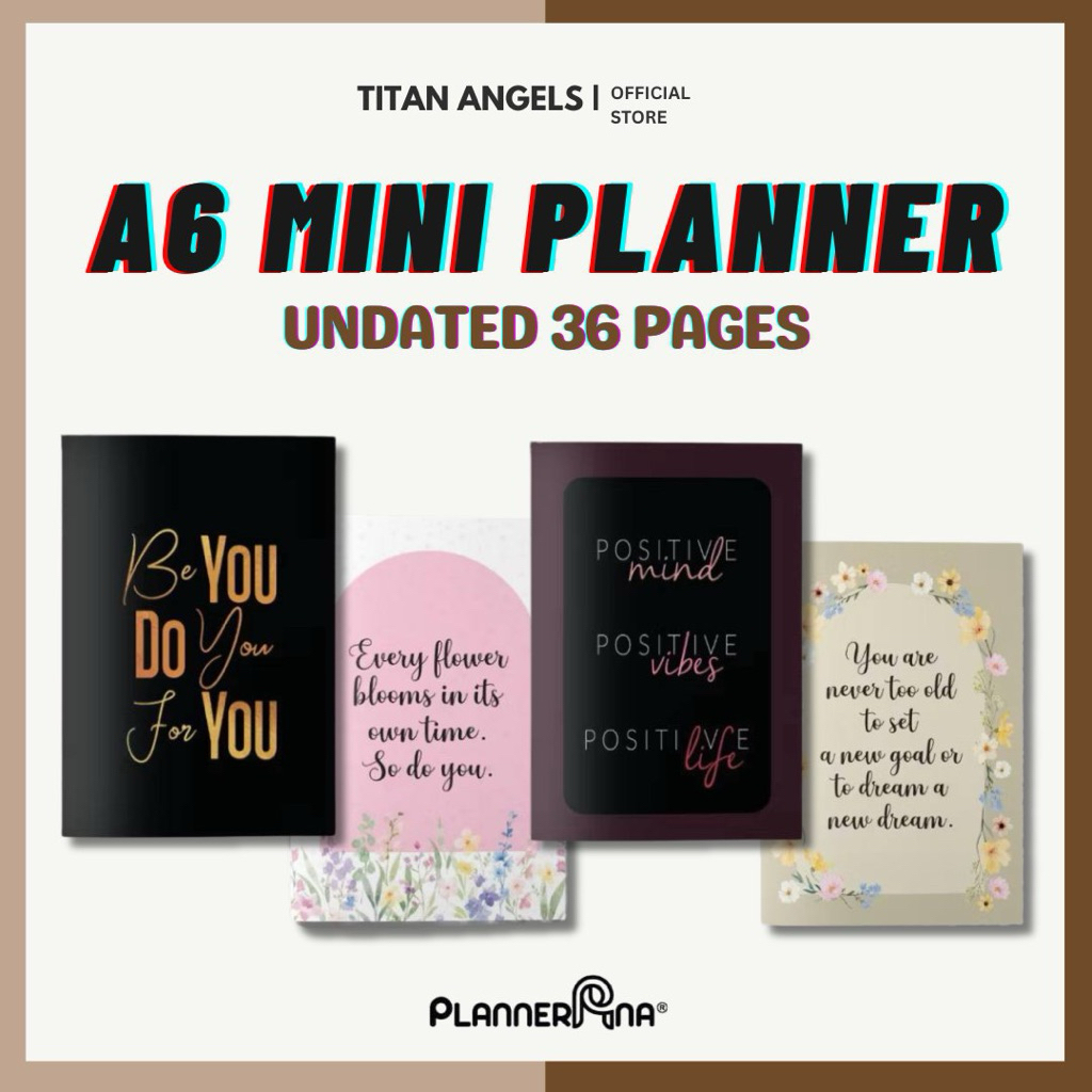 Planner Ana Mini Monthly Planner A6 Undated Calendar 2026 | Shopee Malaysia