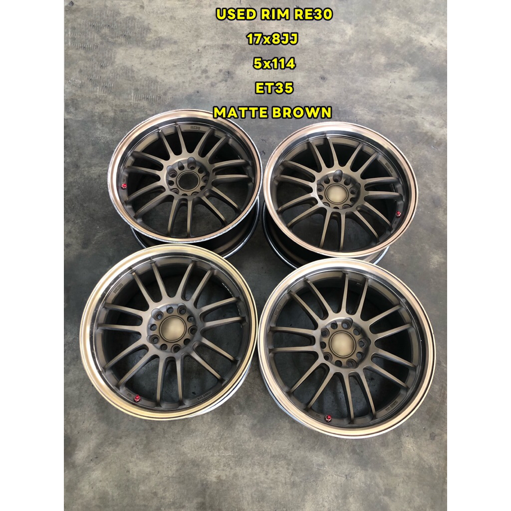 USED RIM RE30 FOR S70 EXORA PREVE INSPIRA CIVIC FD FC | Shopee Malaysia