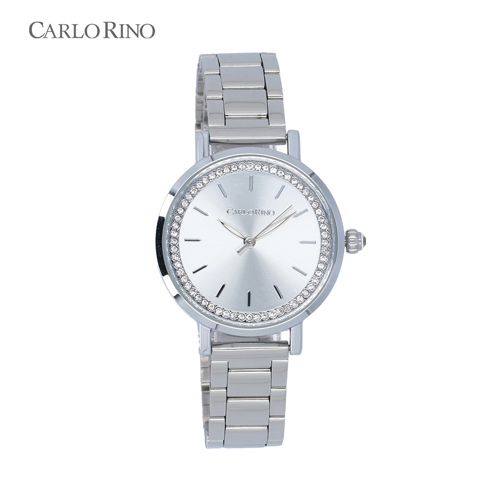 Carlo Rino Celestia Gleam Timepiece- Silver | Shopee Malaysia