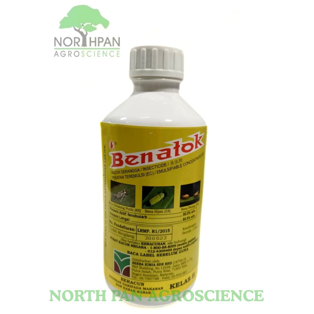 1L BENATOK/FENOBUCARB 50%/RACUN SERANGGA INSECTICIDE/Racun Serangga ...