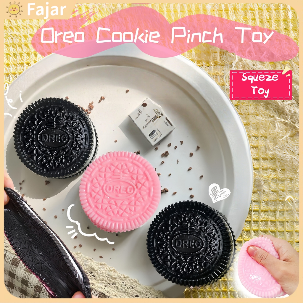 Oreo Cookie Pinch Toy Fun Cute Relaxing Toy For Kids Stress Relief Toys ...