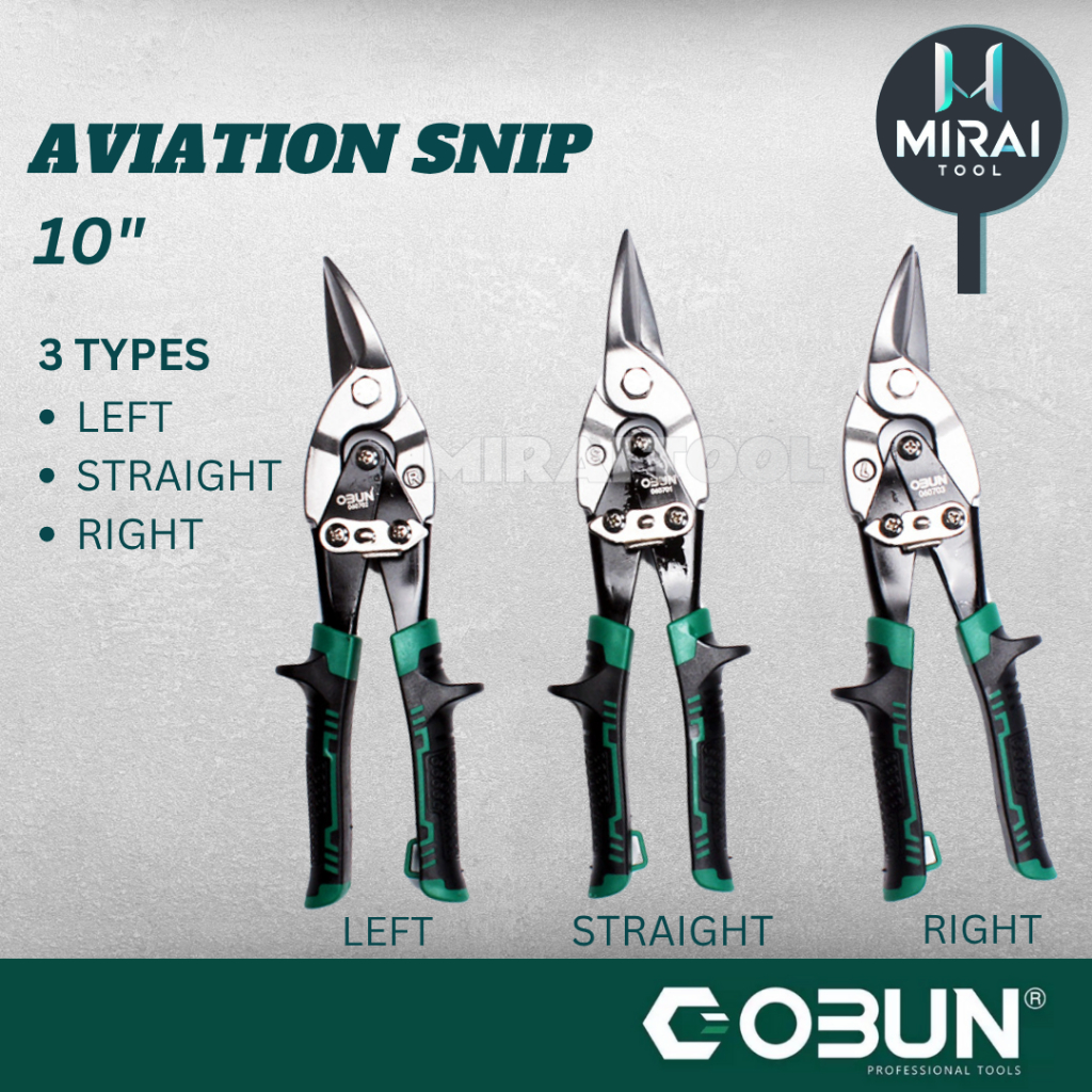 OBUN Zinc Cutter Aviation Snip 10