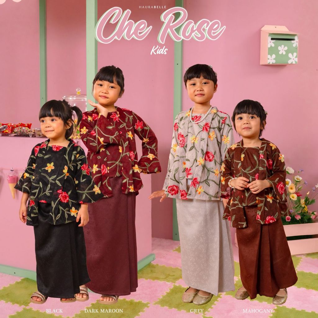 [ Ready Stock ] Che Rose Kids by Haurabelle | Shopee Malaysia