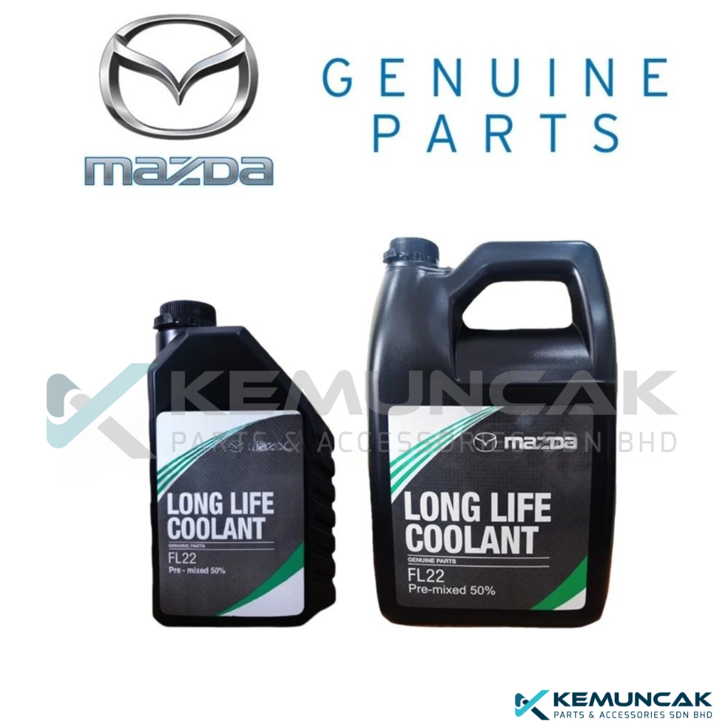 (100% Original) MAZDA Long Life Coolant FL22 Pre-Mixed 50% - Green ...