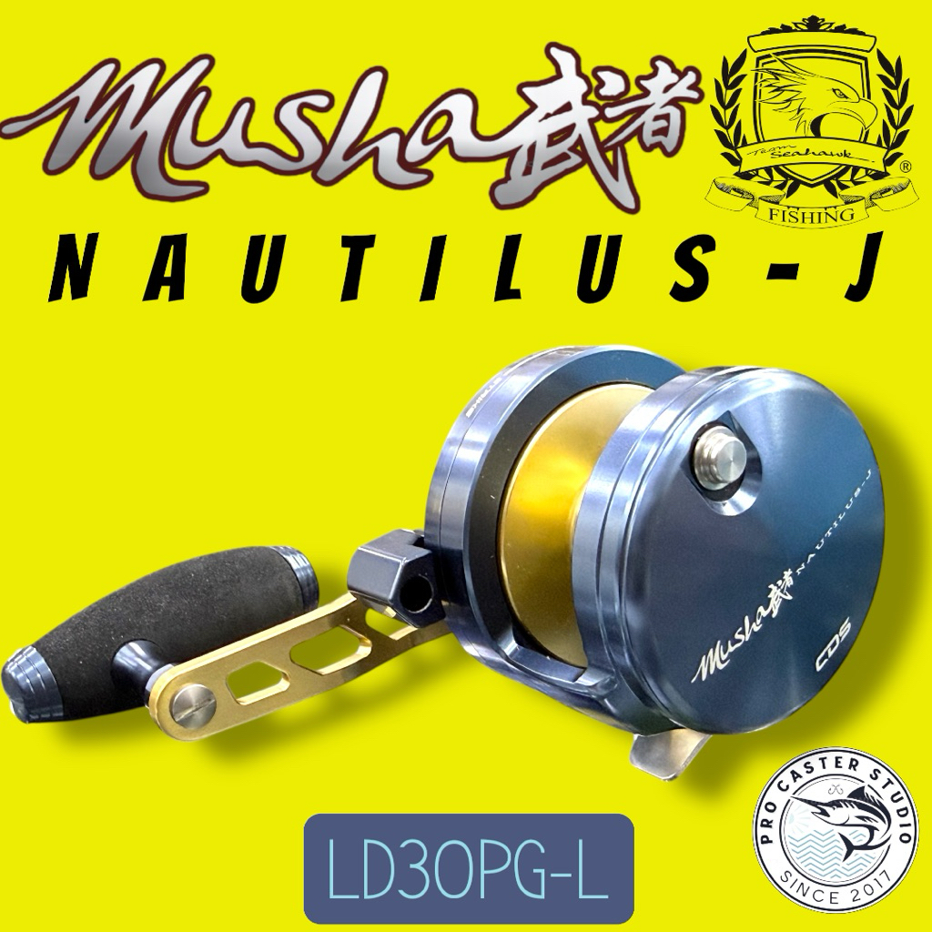 SEAHAWK MUSHA NAUTILUS J LD30PG L LEVER DRAG JIGGING OVERHEAD FISHING ...