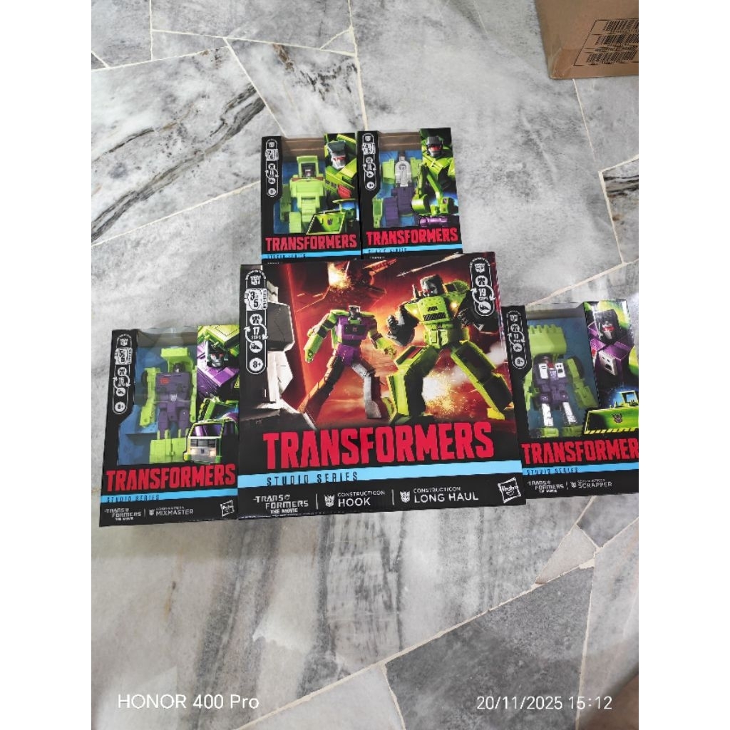 Transformers Studio Series 86 Devastator Complete set of six | Shopee ...